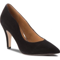 Szpilki CAPRICE - 9-22412-21 Black Suede 004. Czarne szpilki marki Caprice, ze skóry, na obcasie. W wyprzedaży za 199,00 zł.