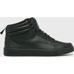 Puma - Buty Rebound Street v2. Czarne buty sportowe męskie Puma, ze skóry, na sznurówki. W wyprzedaży za 239,90 zł.