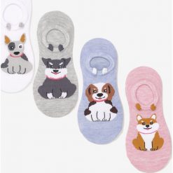 4-pack Mix Kolorów Skarpety Undishi. Skarpetki damskie Born2be, bez wzorów. W wyprzedaży za 19,99 zł.
