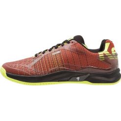 Kempa ATTACK TWO CONTENDER Obuwie do piłki ręcznej tomato red/black/fluo yellow. Czerwone buty do koszykówki męskie Kempa, z gumy. Za 459,00 zł.