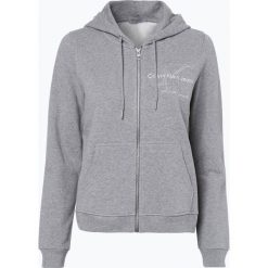 Bluzy damskie: Calvin Klein Jeans – Damska bluza rozpinana, szary