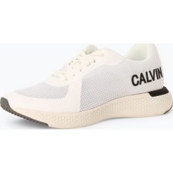 Calvin Klein Jeans - Tenisówki męskie, biały. Białe trampki męskie Calvin Klein Jeans, bez wzorów, z jeansu, bez zapięcia. Za 719,95 zł.