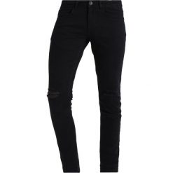 Spodnie męskie: Redefined Rebel STOCKHOLM DESTROY Jeansy Slim Fit black