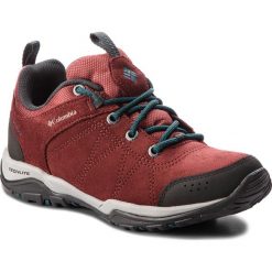 Trekkingi COLUMBIA - Fire Venture Low Suede Waterproof BL1715 Deep Rust/Deep Wave 837. Czerwone buty trekkingowe damskie marki Columbia. W wyprzedaży za 309,00 zł.