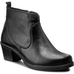 Buty zimowe damskie: Botki ŁUKBUT – 1150 Czarny