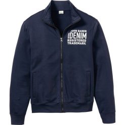Bluza rozpinana bonprix ciemnoniebieski. Niebieskie bluzy męskie bonprix, s, bez wzorów, bez kołnierzyka, bez rękawów, bez kaptura. Za 84,99 zł.