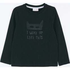 Coccodrillo - Longsleeve dziecięcy 92-122 cm. Czarne t-shirty chłopięce COCCODRILLO, z nadrukiem, z dzianiny, z długim rękawem. Za 49,90 zł.