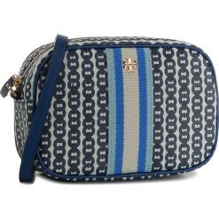 Torebka TORY BURCH - Gemini Link Canvas Mini Bag 57743 Bondi Blue Gemini Link 453. Niebieskie listonoszki damskie Tory Burch, bez wzorów, ze skóry ekologicznej, bez dodatków. Za 839,00 zł.