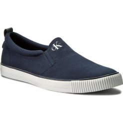 Tenisówki CALVIN KLEIN JEANS - Armand S0370 Navy. Niebieskie półbuty męskie Calvin Klein Jeans, bez wzorów, z jeansu, klasyczne, bez zapięcia. W wyprzedaży za 259,00 zł.