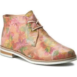 Botki CAPRICE - 9-25100-28 Rose Multi 503. Czerwone buty zimowe damskie marki Caprice, z nubiku, eleganckie, na obcasie, na sznurówki. W wyprzedaży za 239,00 zł.