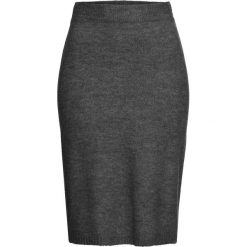 Spódnica dzianinowa bonprix antracytowy melanż. Szare spódniczki damskie bonprix, melanż, z dzianiny. Za 64,99 zł.