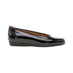 Gabor Balerinki Rhodos czarny female czarny 40.5. Czarne baleriny damskie Gabor, bez wzorów, ze skóry, eleganckie, na niskim obcasie. Za 329,00 zł.