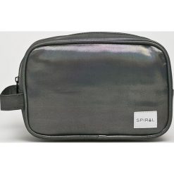 Spiral - Kosmetyczka Chrome Rave. Szare kosmetyczki damskie Spiral, bez wzorów, z poliesteru. W wyprzedaży za 59,90 zł.