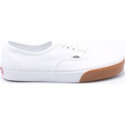 Vans - Tenisówki Authentic. Białe trampki męskie marki Vans, z materiału, na sznurówki. W wyprzedaży za 249,90 zł.