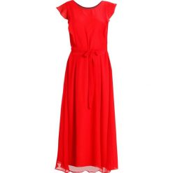 Kaffe FLAMY DRESS Długa sukienka flame scarlet. Czerwone długie sukienki Kaffe, z materiału, z długim rękawem. W wyprzedaży za 471,20 zł.