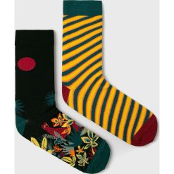 Medicine - Skarpetki Basic (2 pack). Szare skarpetki damskie MEDICINE, bez wzorów, z elastanu. W wyprzedaży za 19,90 zł.
