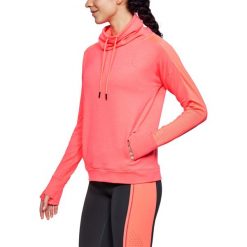 Bluzy sportowe damskie: Under Armour Bluza damska Featherweight Fleece Funnel różowa r. L (1305498-819)