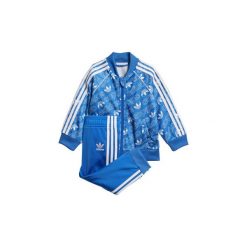 Spodnie dresowe dziewczęce: Zestawy dresowe adidas Dres Monogram Trefoil SST