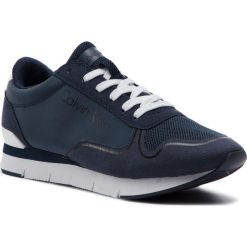 Sneakersy CALVIN KLEIN JEANS - Jude SE8457 Navy/Navy. Niebieskie sneakersy męskie Calvin Klein Jeans, bez zapięcia. W wyprzedaży za 289,00 zł.