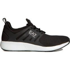 Buty EA7 EMPORIO ARMANI. Czarne buty sportowe męskie EA7 Emporio Armani, z tworzywa sztucznego, bez zapięcia, na fitness i siłownię. W wyprzedaży za 396,00 zł.