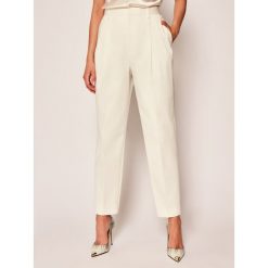 Spodnie materiałowe Red Valentino TR0RBB75. Brązowe spodnie damskie Red Valentino, bez wzorów, z elastanu. W wyprzedaży za 839,00 zł.