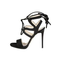 VERSACE 19.69 sandały damskie Rosalie czarne 40. Czarne sandały damskie Versace 19.69, bez wzorów, bez obcasa, bez zapięcia. Za 269,00 zł.
