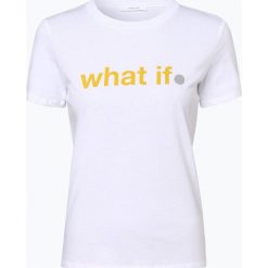 Opus - T-shirt damski – Santi, czarny. Czarne t-shirty damskie Opus, z nadrukiem, z bawełny. Za 89,95 zł.