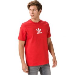 Adidas Originals Premium Koszulka Czerwony. Czerwone podkoszulki męskie adidas Originals, s, z nadrukiem, z bawełny, z krótkim rękawem. Za 154,95 zł.