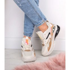 Buty sportowe Foreverfolie F3236 Szampańskie. Buty sportowe damskie Foreverfolie, bez wzorów, z tkaniny, sportowe. Za 119,00 zł.