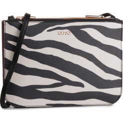 Torebka LIU JO - Xs Crossbody A69108 E0456 Zebra Y9125. Czarne listonoszki damskie Liu Jo, na co dzień, bez wzorów, ze skóry ekologicznej, eleganckie, bez dodatków. Za 389,00 zł.