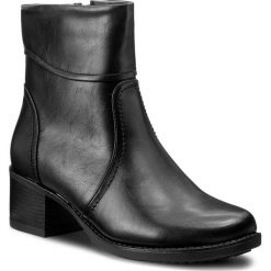 Botki CLARA BARSON - WYL1033A-9 Czarny. Czarne buty zimowe damskie Clara Barson, z polaru, na obcasie. Za 119,99 zł.