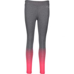 Legginsy sportowe damskie: Legginsy funkcyjne "Fragment" w kolorze szaro-różowym