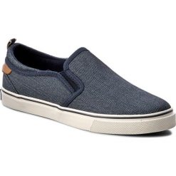 Tenisówki WRANGLER - Icon Slip On WF0292812 Navy 16. Niebieskie trampki i tenisówki damskie Wrangler, bez wzorów, z gumy, bez zapięcia. W wyprzedaży za 149,00 zł.