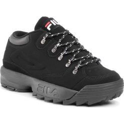 Sneakersy FILA - Disruptor Hiker Low 1010708.12V Black/Black. Czarne sneakersy męskie Fila, na co dzień, bez wzorów, ze skóry ekologicznej, eleganckie, bez zapięcia. W wyprzedaży za 329,00 zł.