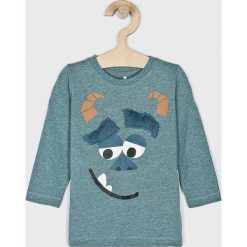 Name it - Longsleeve dziecięcy 92-110 cm. Niebieskie t-shirty chłopięce Name it, z nadrukiem, z bawełny, z długim rękawem. W wyprzedaży za 49,90 zł.