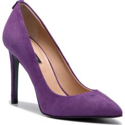 Szpilki PATRIZIA PEPE - 2V8057/A3KX-M355 Galaxy Violet. Fioletowe półbuty damskie marki Patrizia Pepe, bez wzorów, ze skóry, bez obcasa, na obcasie, bez zapięcia. Za 839,00 zł.