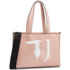 Torebka TRUSSARDI JEANS - T-Easy Tote Lg 75B00640 P040. Różowe torebki klasyczne damskie Trussardi Jeans, bez wzorów, z jeansu, klasyczne, bez dodatków. W wyprzedaży za 349,00 zł.