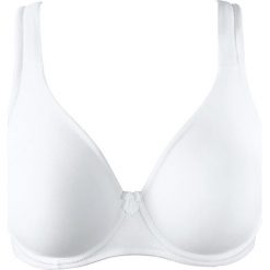 Biustonosz t-shirt bonprix biały. Białe biustonosze bonprix, bez wzorów. Za 54,99 zł.