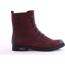 BOTKI DAMSKIE TS HX9319 BOR. Botki damskie T. Sokolski, ze skóry ekologicznej, bez obcasa, bez zapięcia. Za 119,00 zł.