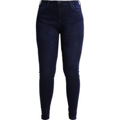 Zizzi AMY Jeans Skinny Fit dark blue. Niebieskie jeansy damskie relaxed fit marki Zizzi, z bawełny. Za 339,00 zł.