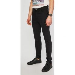 Calvin Klein Jeans - Jeansy. Czarne jeansy męskie Calvin Klein Jeans, bez wzorów. W wyprzedaży za 369,90 zł.