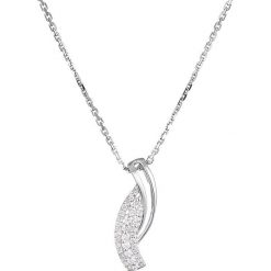 Złoty naszyjnik z diamentową zawieszką. Szare naszyjniki damskie Diamond & Co, z diamentem, złote. W wyprzedaży za 483,95 zł.