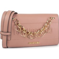 Torebka LOVE MOSCHINO - JC4235PP08KE0601 Cipria. Różowe listonoszki damskie Love Moschino, bez wzorów, ze skóry ekologicznej, na ramię, bez dodatków. W wyprzedaży za 389,00 zł.