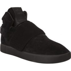 Czarne Wysokie Buty Adidas Tubular Invader Strap 632. Czarne sneakersy damskie Molly.pl, z zamszu. Za 509,00 zł.