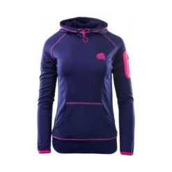 Bluzy damskie: IGUANA Bluza damska YARED W Patriot Blue/Magenta r. L