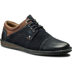 Półbuty męskie: Półbuty LASOCKI FOR MEN – MI07-A662-A523-09A Granatowy