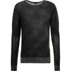 Tigha WALTON JAQUARD Sweter dark grey. Szare swetry klasyczne męskie marki Tigha, xl, z bawełny. Za 419,00 zł.