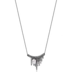 PROMOCJA Naszyjnik - srebro 925, Swarovski. Szare naszyjniki męskie W.KRUK, srebrne. W wyprzedaży za 379,00 zł.