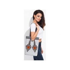 Torba shopper z góralskim motywem. Torby damskie na zakupy Cocoviu, bez wzorów, bez dodatków. Za 34,90 zł.