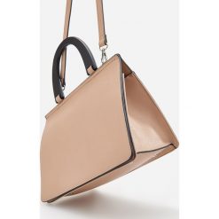 Torebka tote bag - Beżowy. Brązowe torebki klasyczne damskie Reserved, bez wzorów, bez dodatków. Za 149,99 zł.